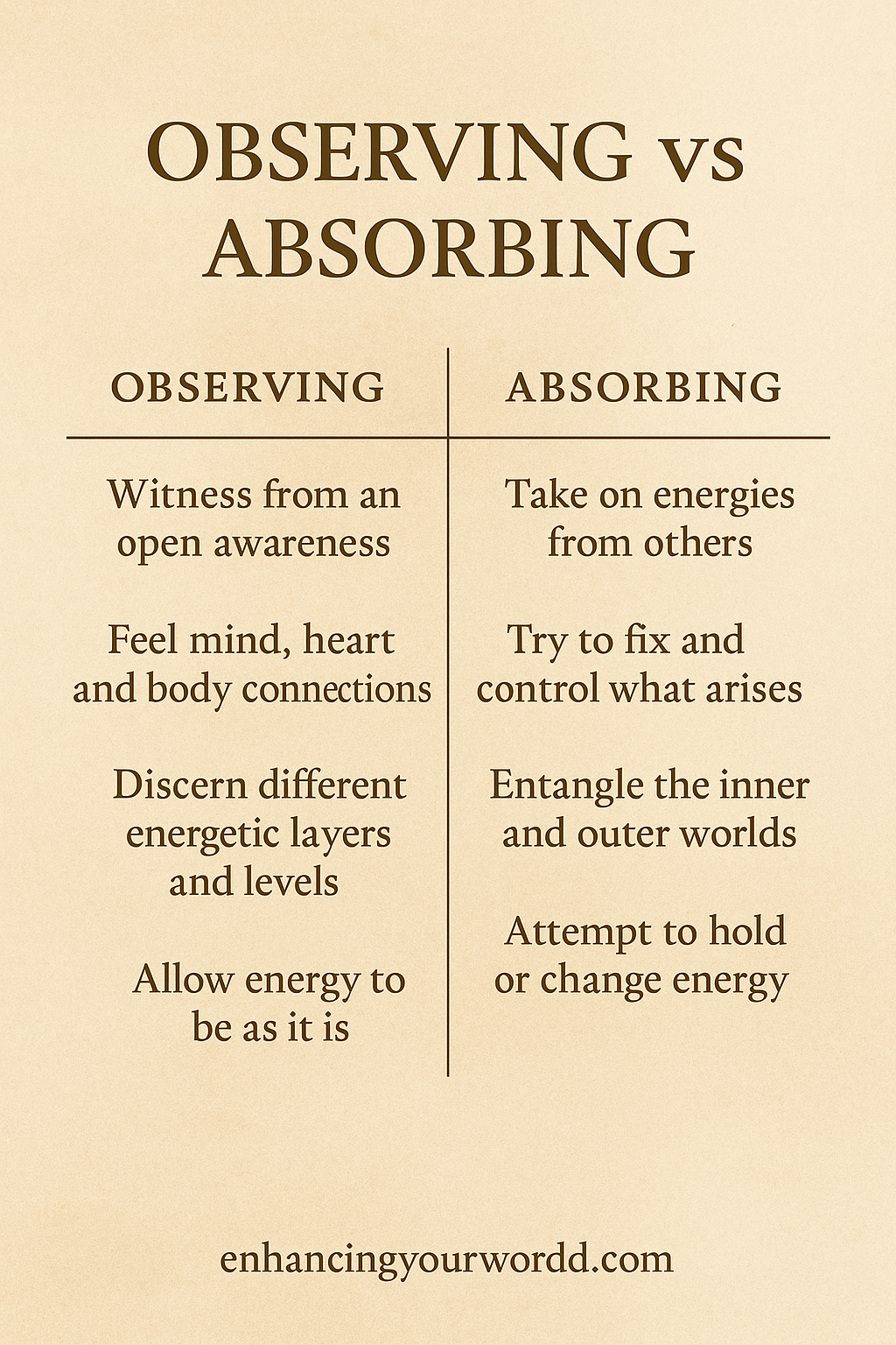 Observing vs Absorbing: The Art of Energetic Discernment
